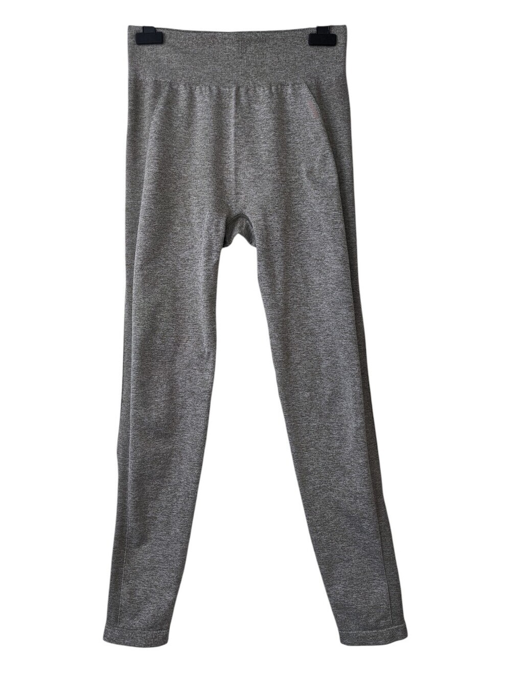 Gymshark Gray Beige Seamless High-Waist Leggings Size Large Yoga Pilates